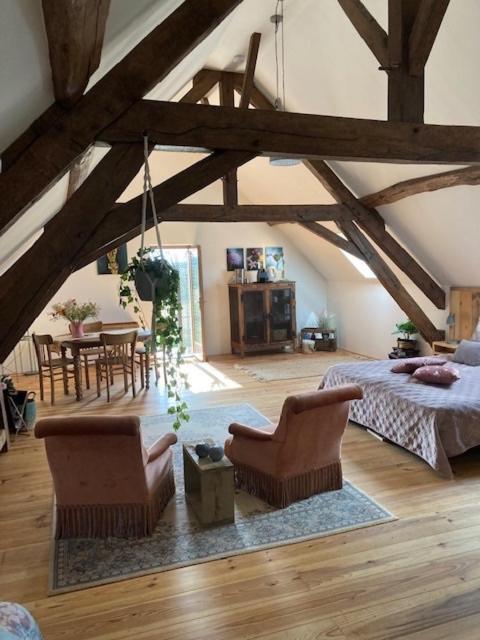 Chambres D'Hotes Domaine Les Grands Perons Hérisson エクステリア 写真